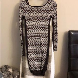 Free people scoop back sparkly sweater dress